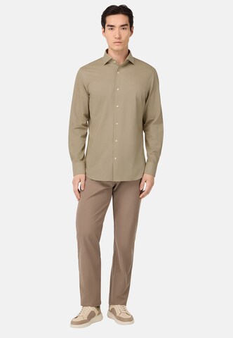 Coupe slim Chemise Boggi Milano en beige