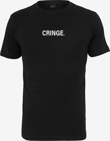 Mister Tee Shirt 'CRINGE' in Black: front