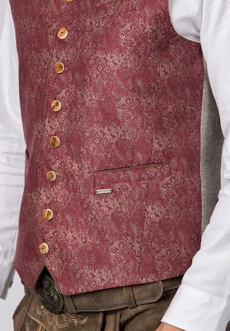 STOCKERPOINT Traditional vest 'Claudio' in Red