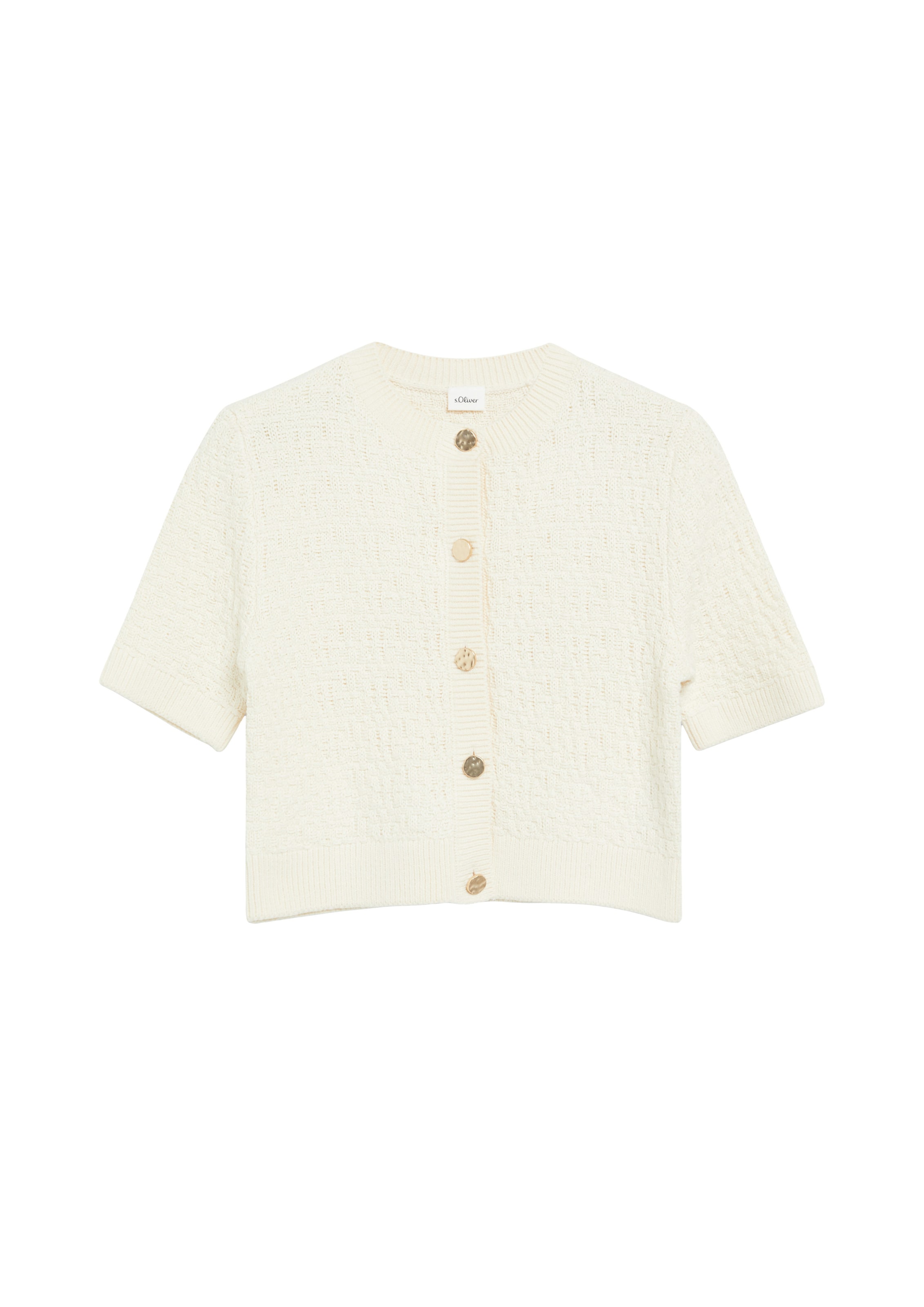 Cardigan s.Oliver en beige : devant