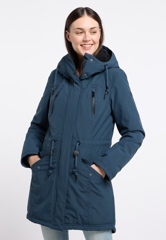 Ragwear Übergangsparka in Blau: Vorderseite