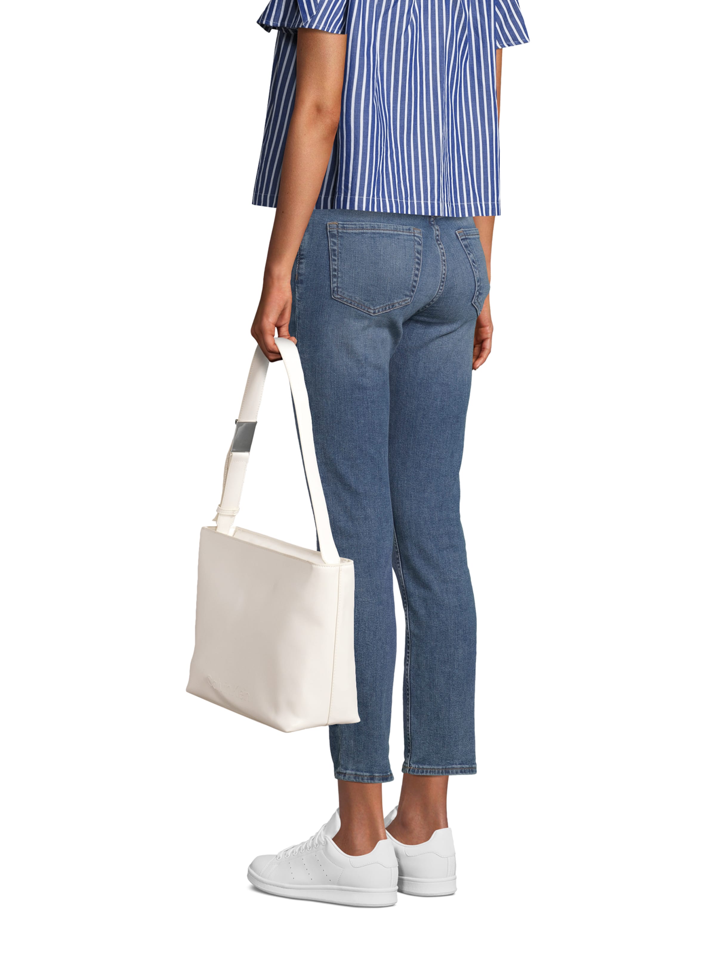 Calvin Klein "Чанта тип ""Shopper""" в бежово: отпред