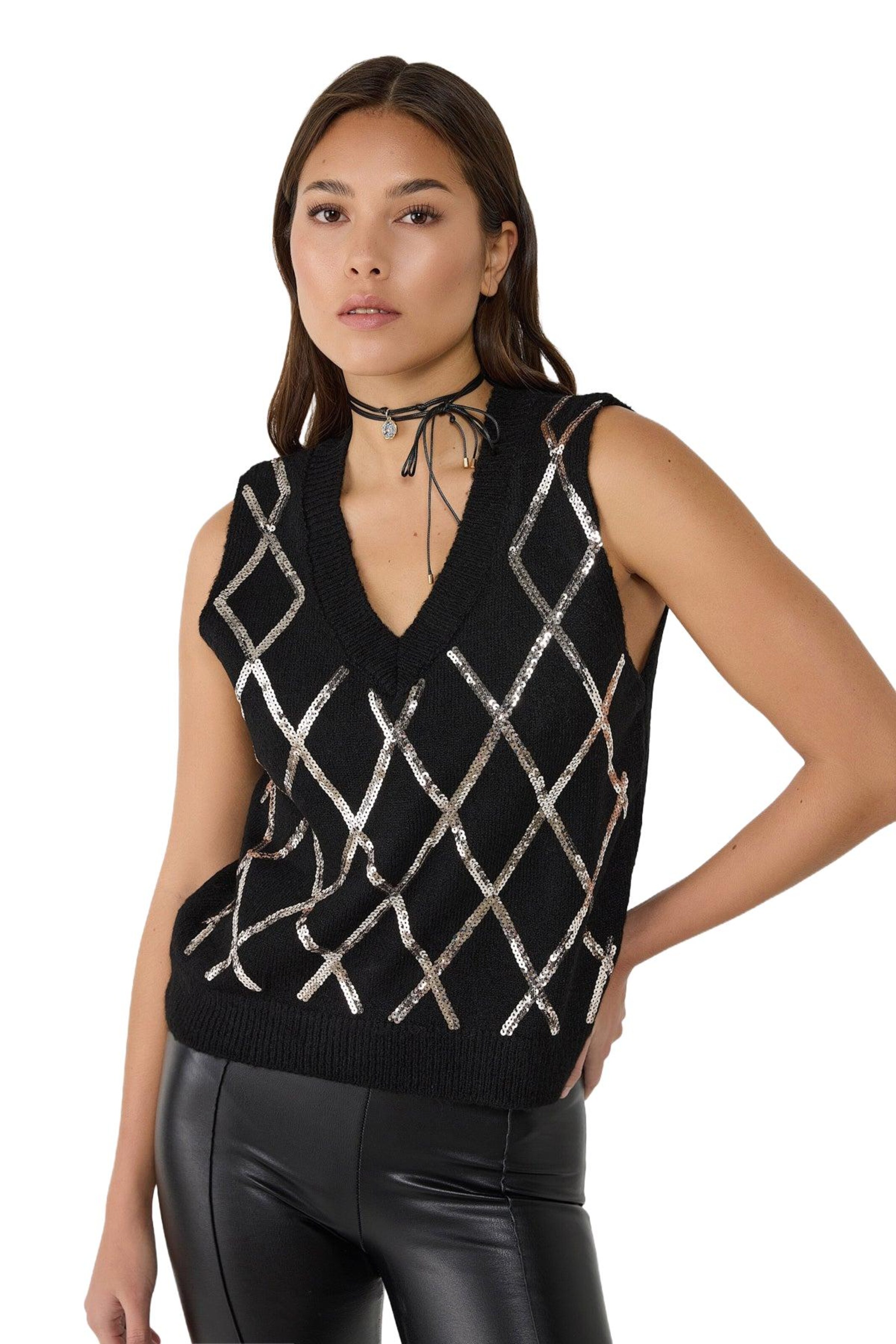 No Matter What Pullunder in Schwarz