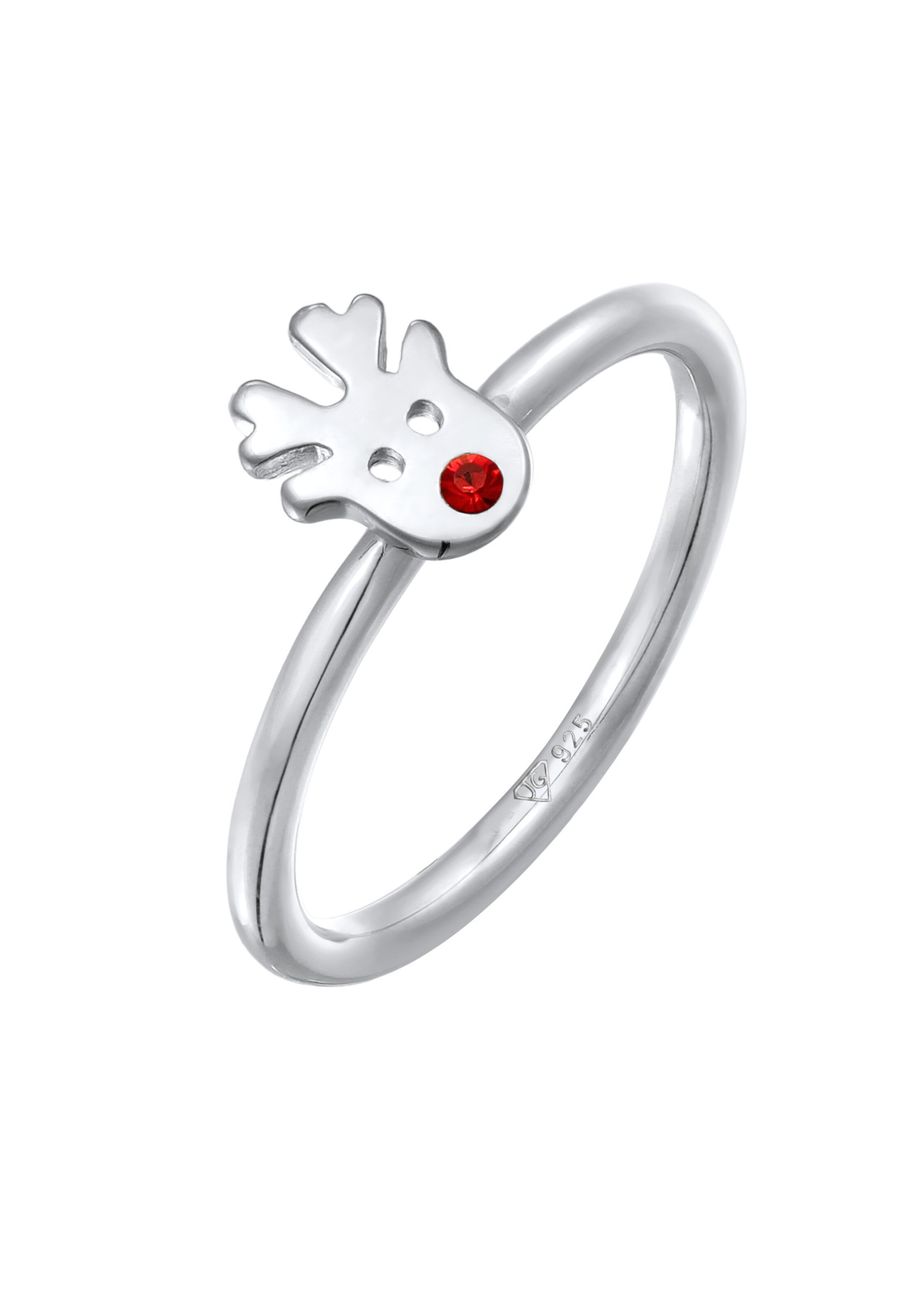 ELLI Ring in Silver: front