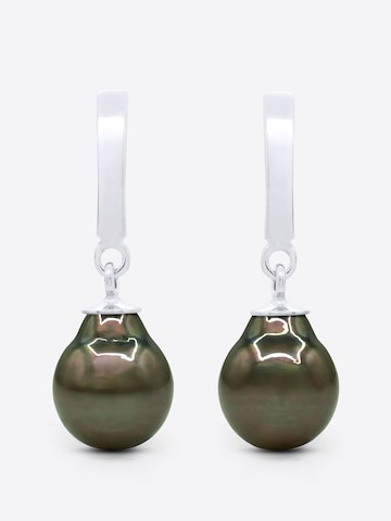 Ateliers Saint Germain - Pendientes 'OROPUKA' en blanco: frente