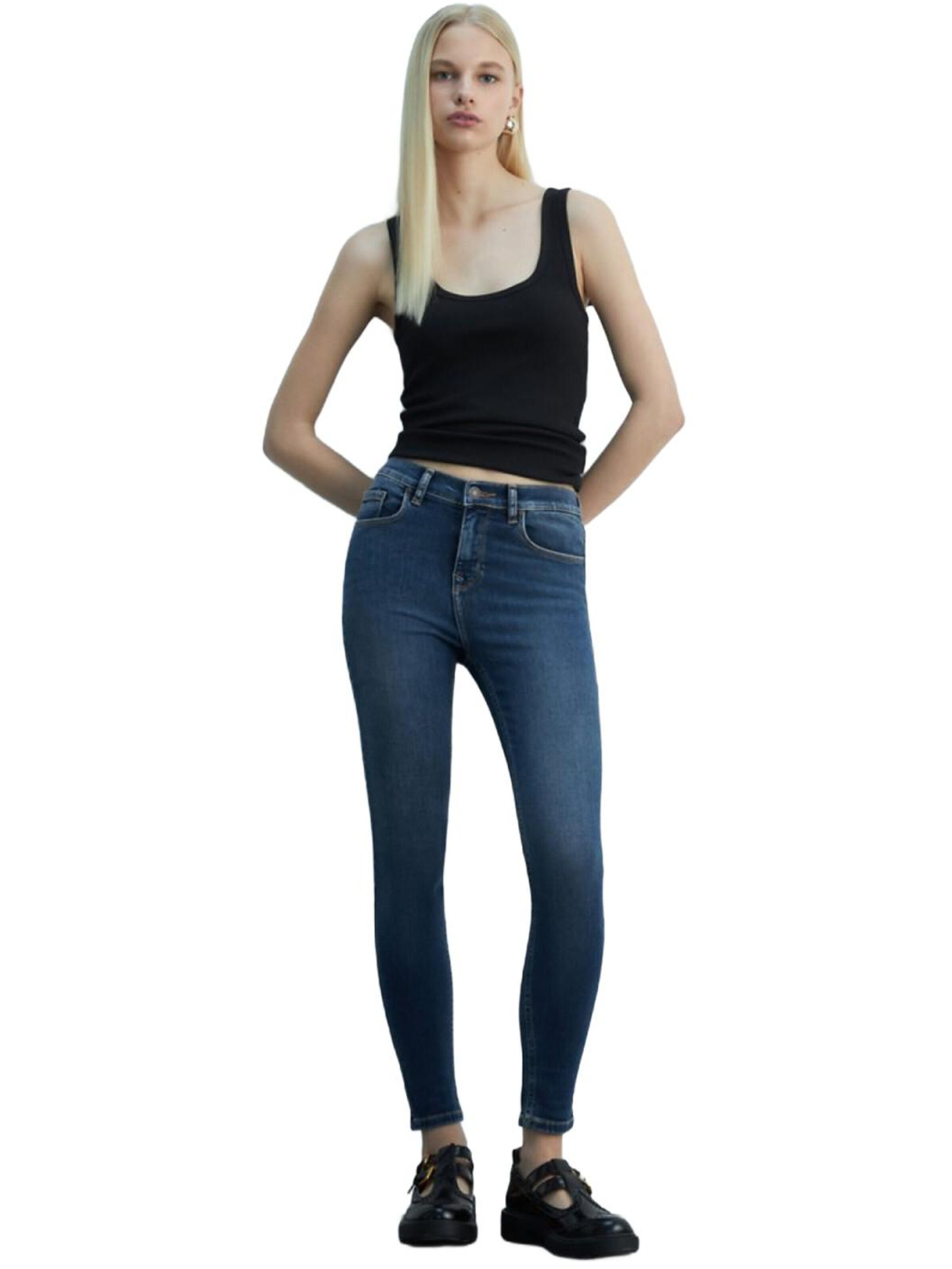 LTB Jeans - Skinny Vaquero 'LTB Jeans Tanya X Skinny Leg Mid Waist Jeanshose' en azul: frente