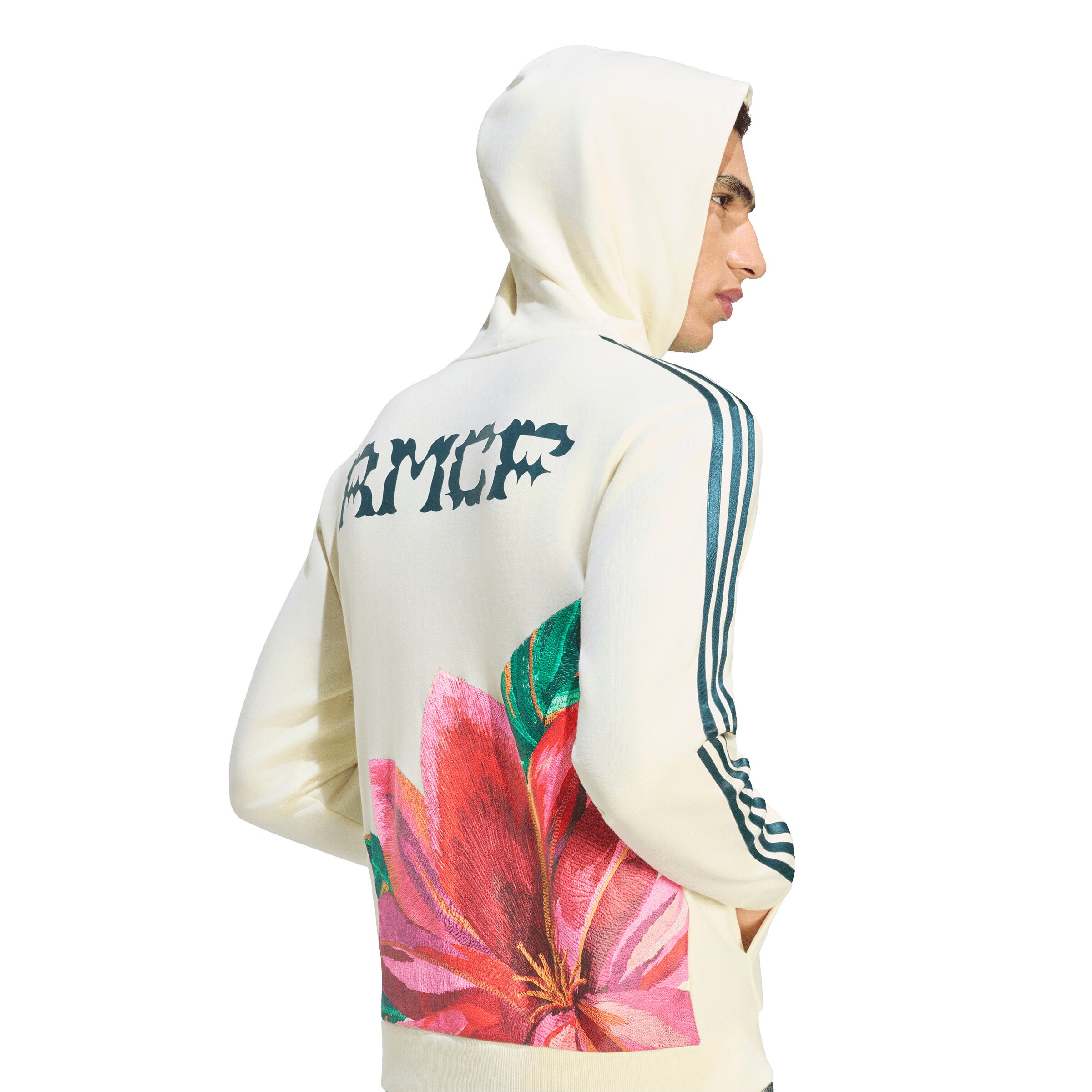 ADIDAS PERFORMANCE Sports sweatshirt 'REAL FARM' in Beige