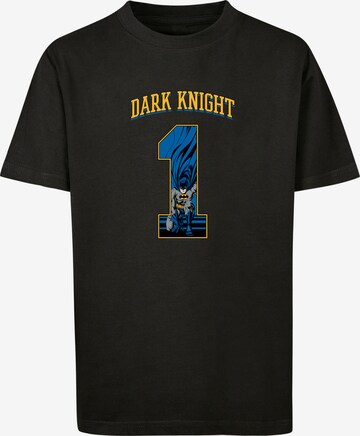 F4NT4STIC Shirt 'DC Comics Batman Football Dark Knight' in Zwart: voorkant