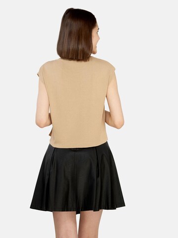 TOOche Shirt 'Taschen Top' in Beige