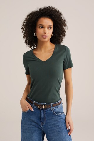 WE Fashion Shirt in Green: front