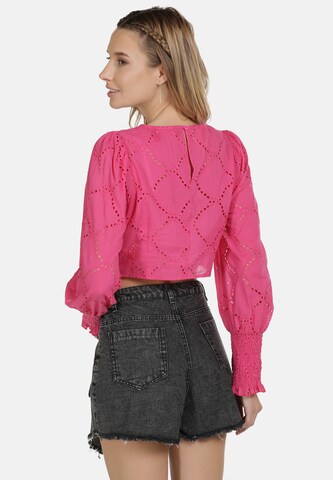 IZIA Bluse i rosa