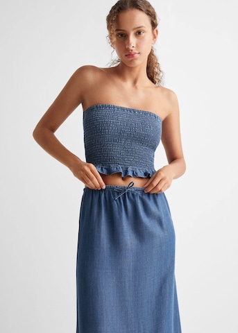 MANGO TEEN Skirt 'Tency' in Blue