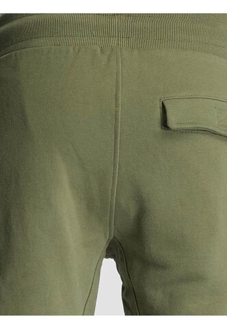 DEF Alt kitsenev Klapptaskutega püksid, värv roheline
