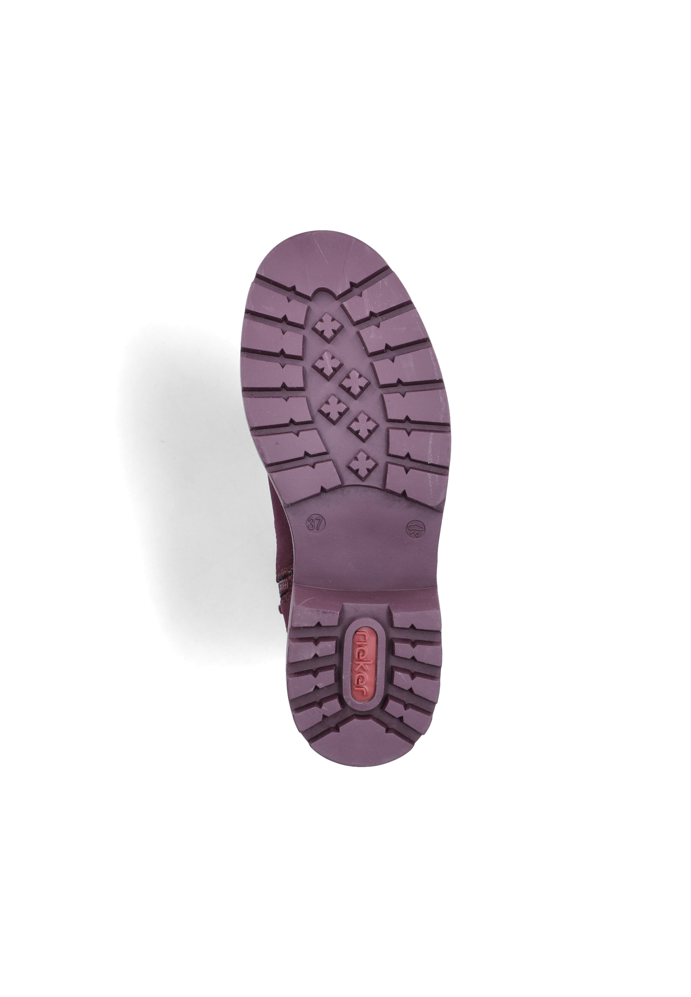 Bottines Rieker en rouge