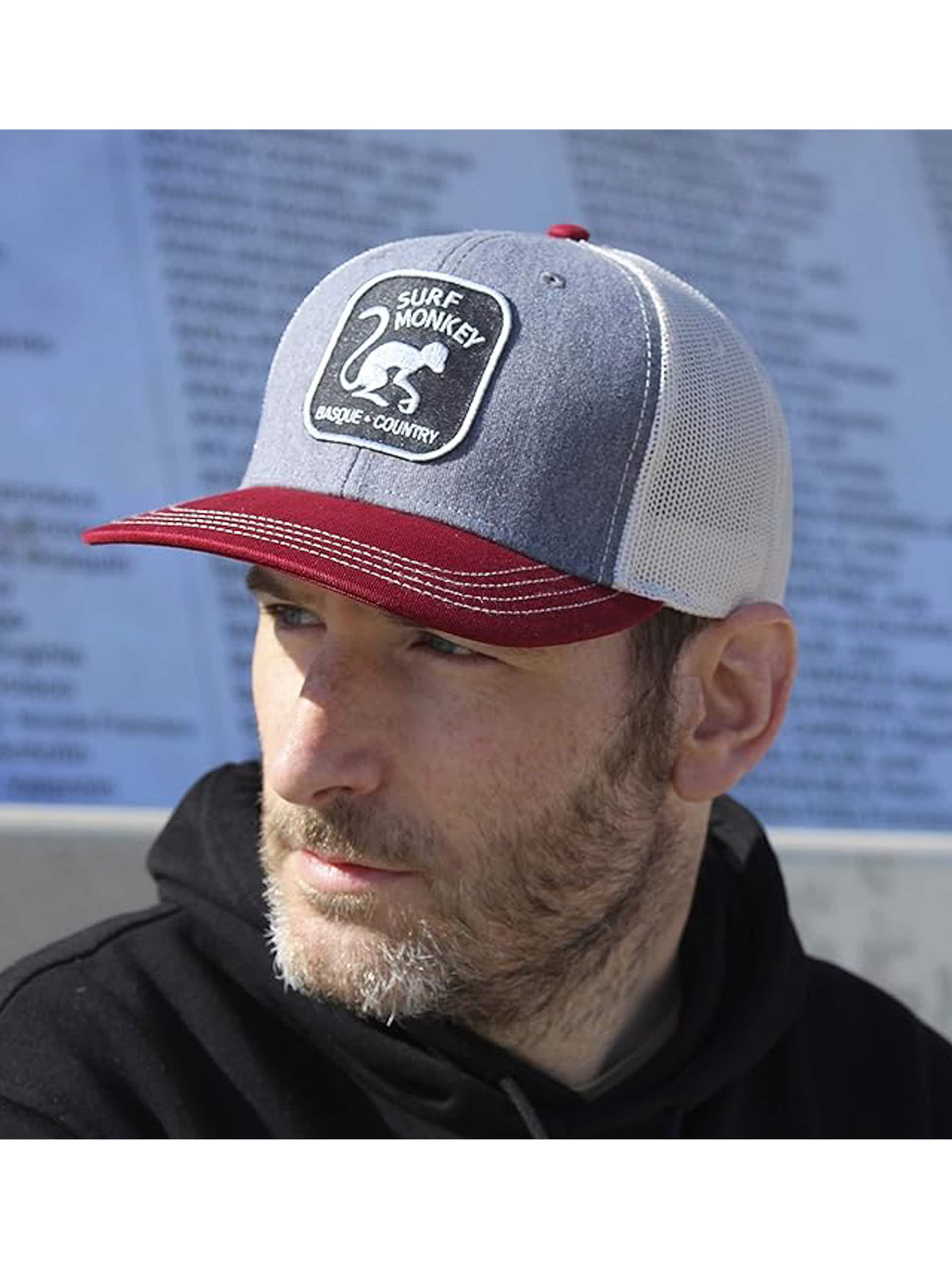 Surf Monkey - Gorra en rojo