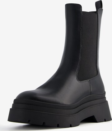 Bershka Chelsea boots in Zwart: voorkant