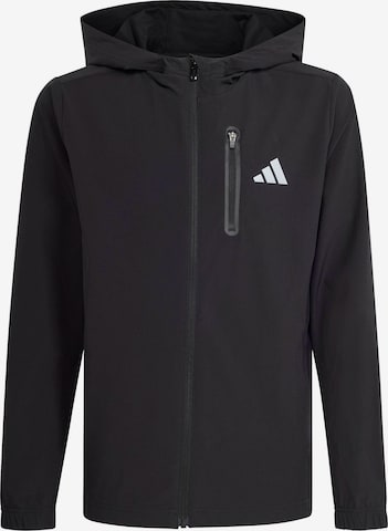 juoda ADIDAS SPORTSWEAR Sportinis džemperis: priekis
