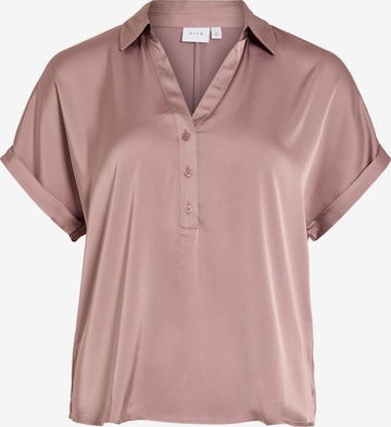 VILA Bluse 'VIEnna Ravenna' in Pink: Vorderseite