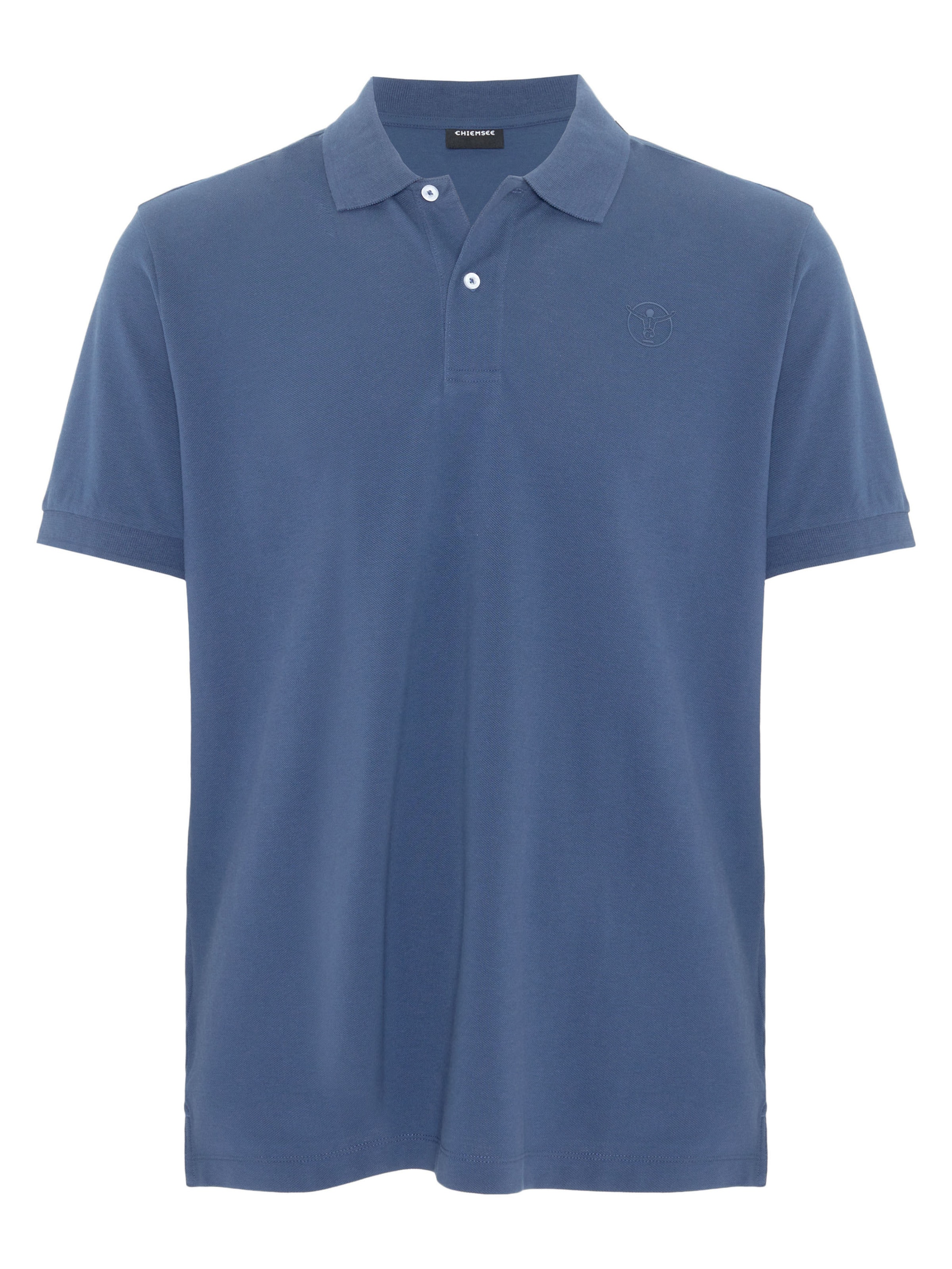 CHIEMSEE Poloshirt ' mit Jumper-Logo ' in Blau: Vorderseite