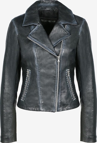 FREAKY NATION Välikausitakki värissä musta: etupuoli