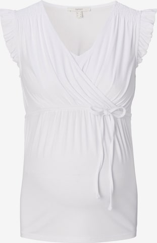 Maglietta di Esprit Maternity in bianco: frontale