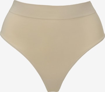 MAGIC Bodyfashion - Cueca modeladora 'Perfect' em bege: frente