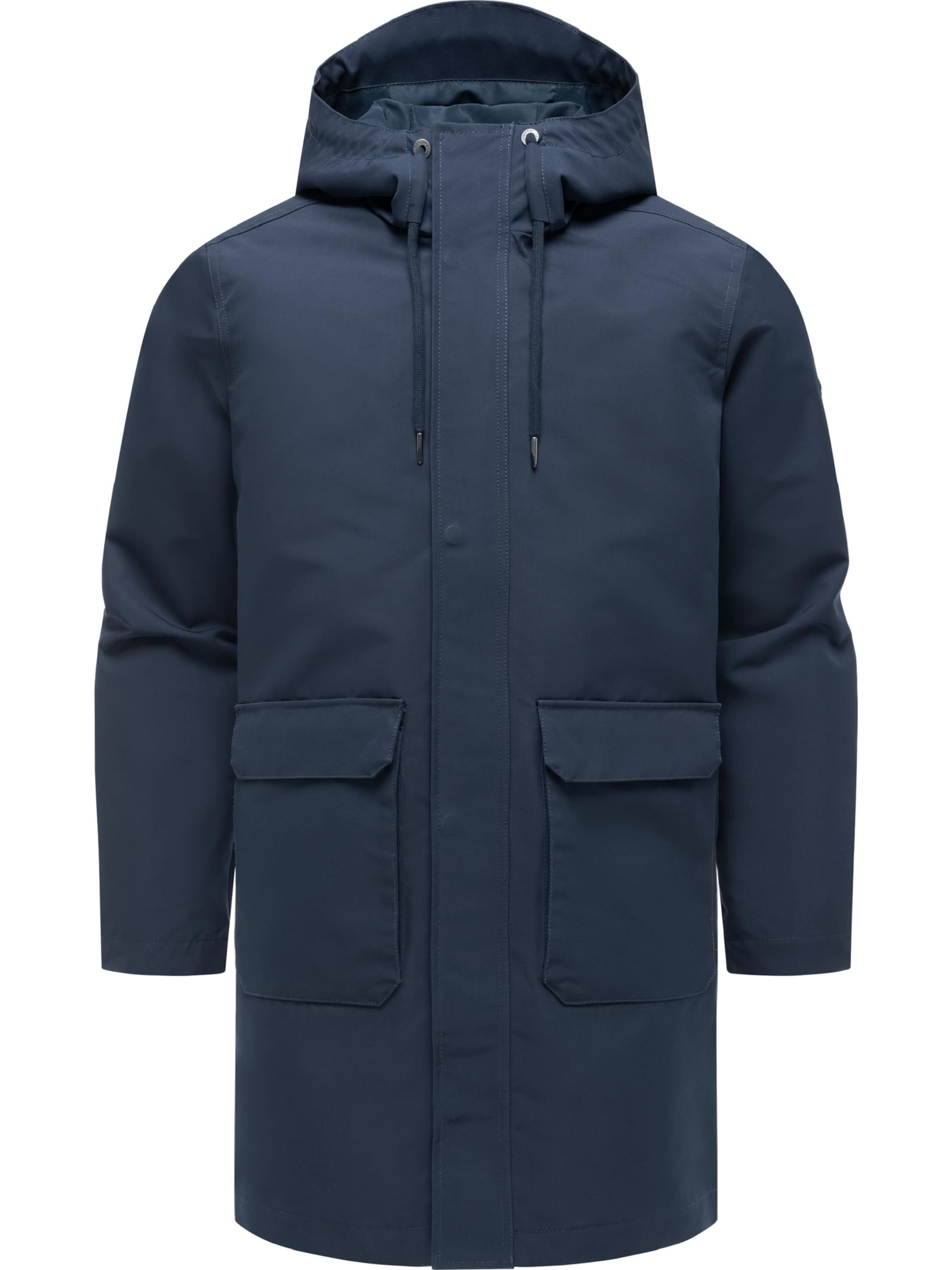 Veste fonctionnelle Ragwear en bleu : devant