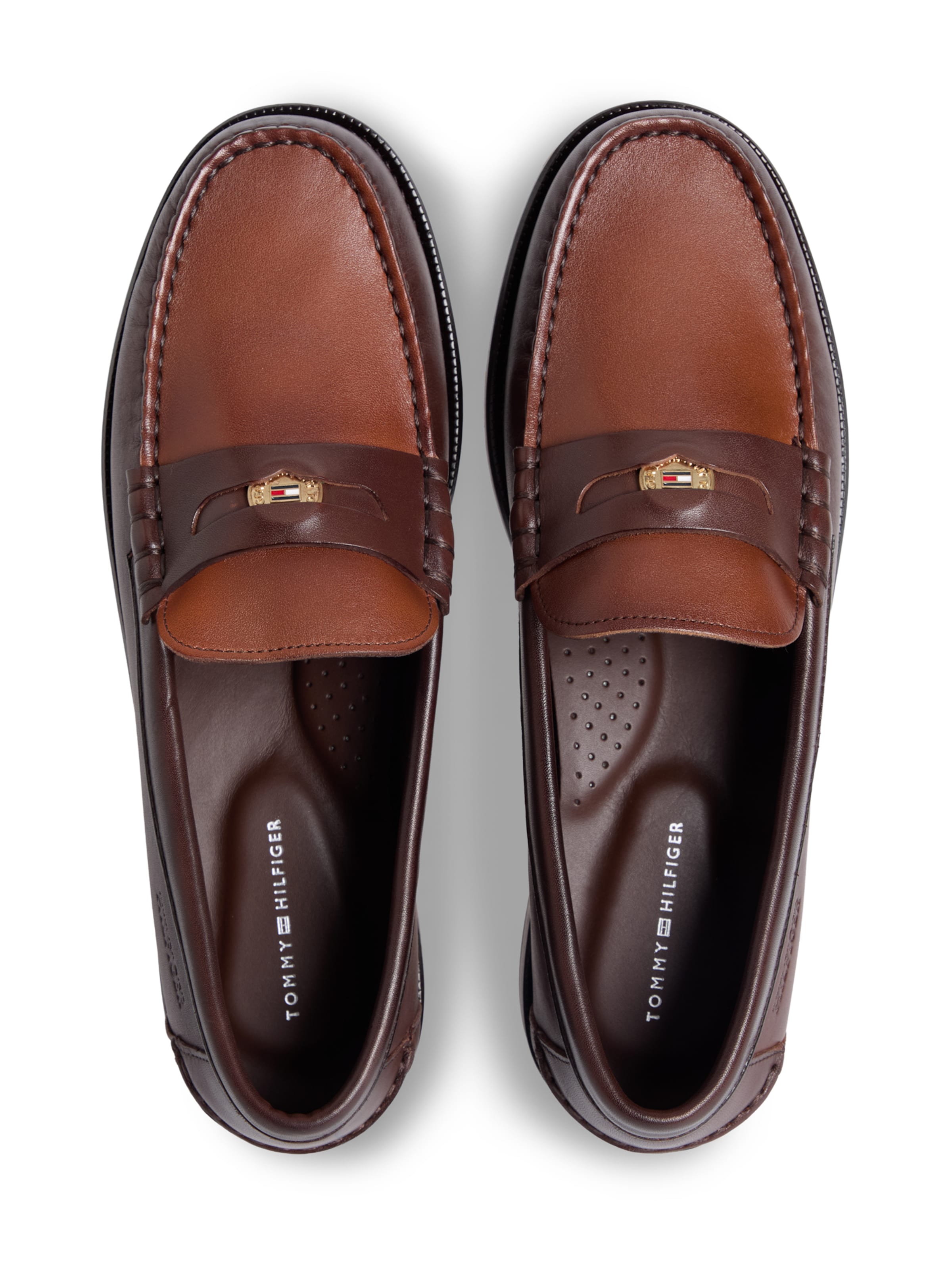 TOMMY HILFIGER Slipper in Braun