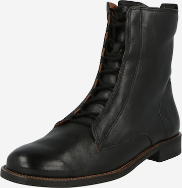 Paul Green Lace-up bootie in Black: front