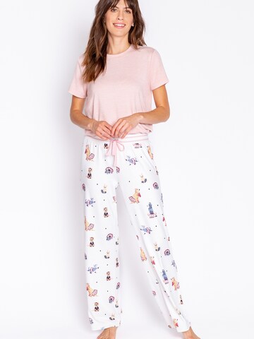 PJ Salvage Pajama Pants ' Let's Dance ' in White