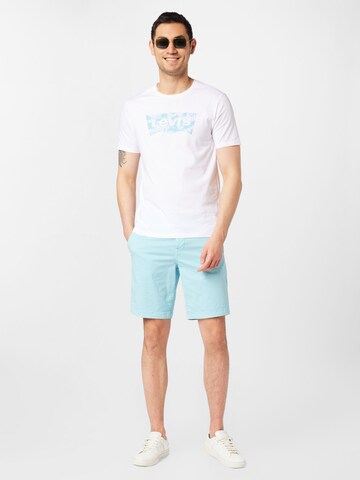 BOSS Orange Regular Shorts in Blau