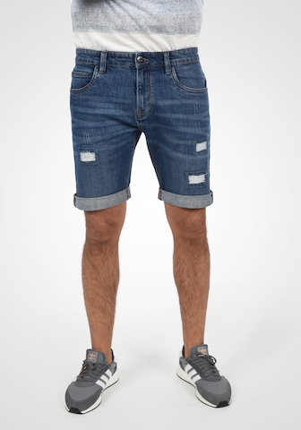 INDICODE JEANS Regular Shorts 'Hallow' in Blau: predná strana