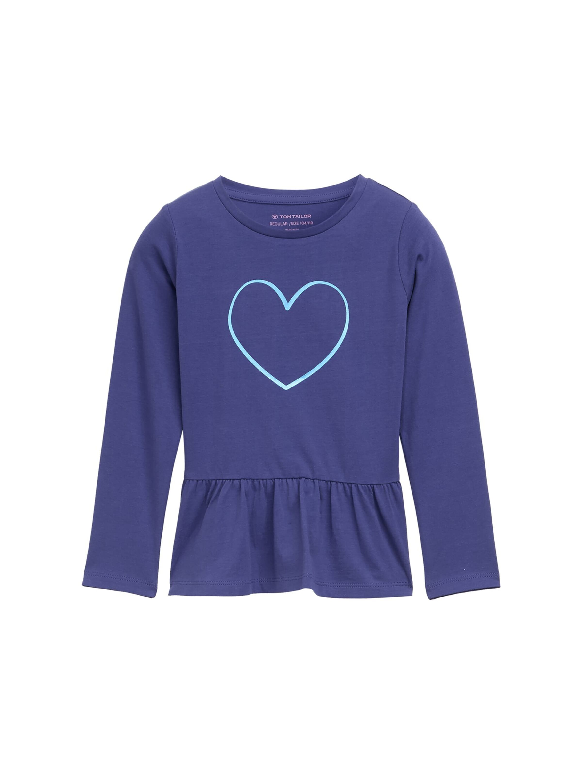 TOM TAILOR Shirt in Blue: front