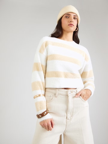 Tally Weijl Svetr – bílá: přední strana