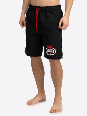 Shorts de bain 'Ventnor' LONSDALE en noir : devant