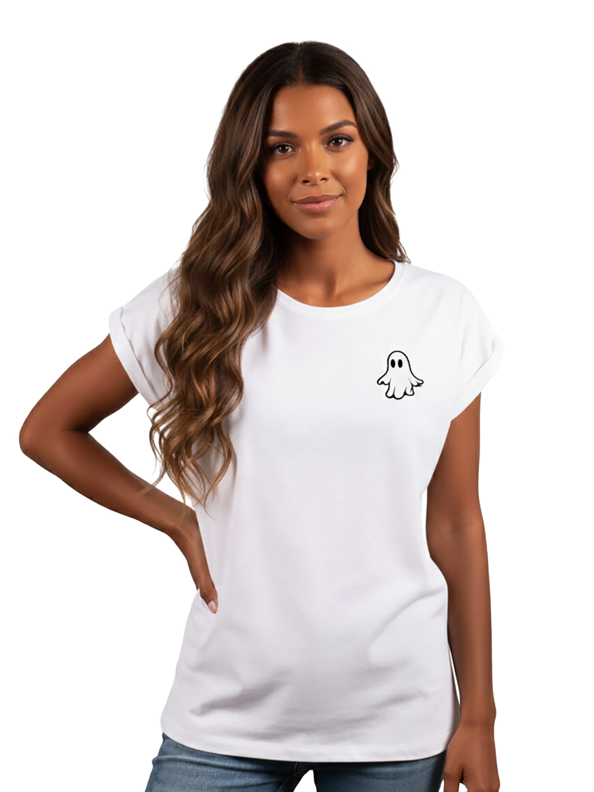 MAKAYA Shirt 'Ghost' in White