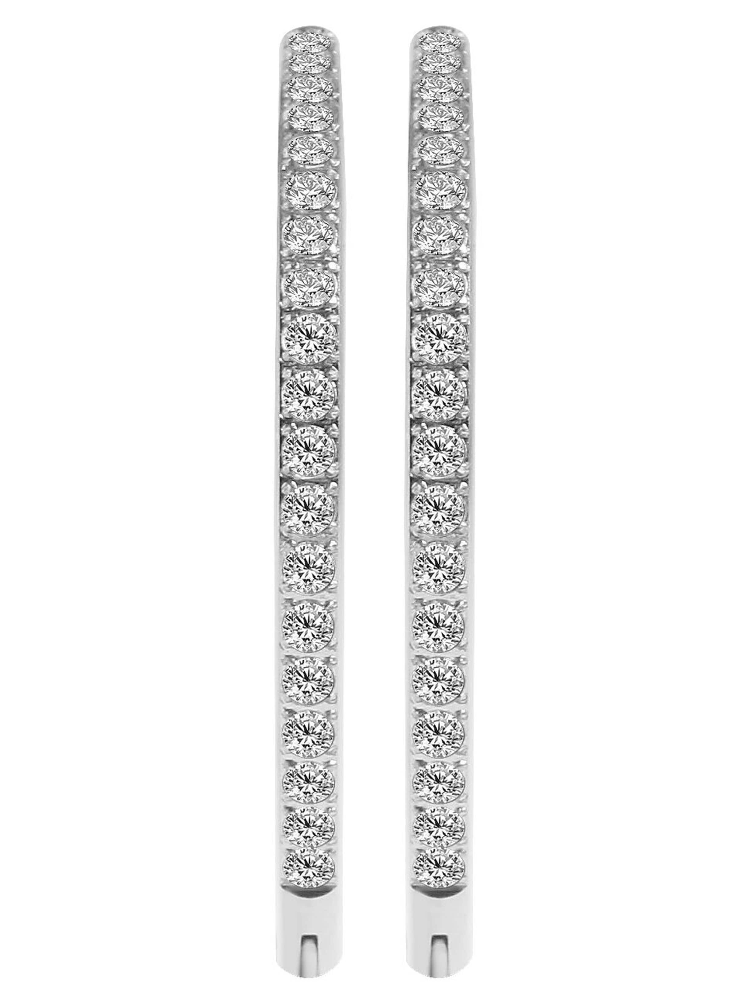 Akzent Earrings 'Lumbi, hautverträglich' in Silver: front