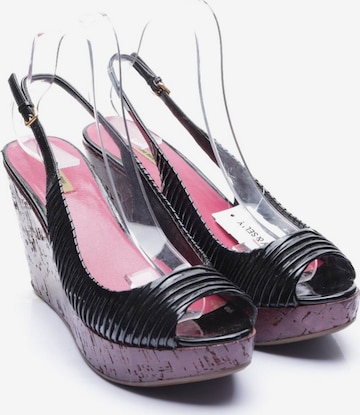 Miu Miu Sandaletten 39,5 in Schwarz: Vorderseite