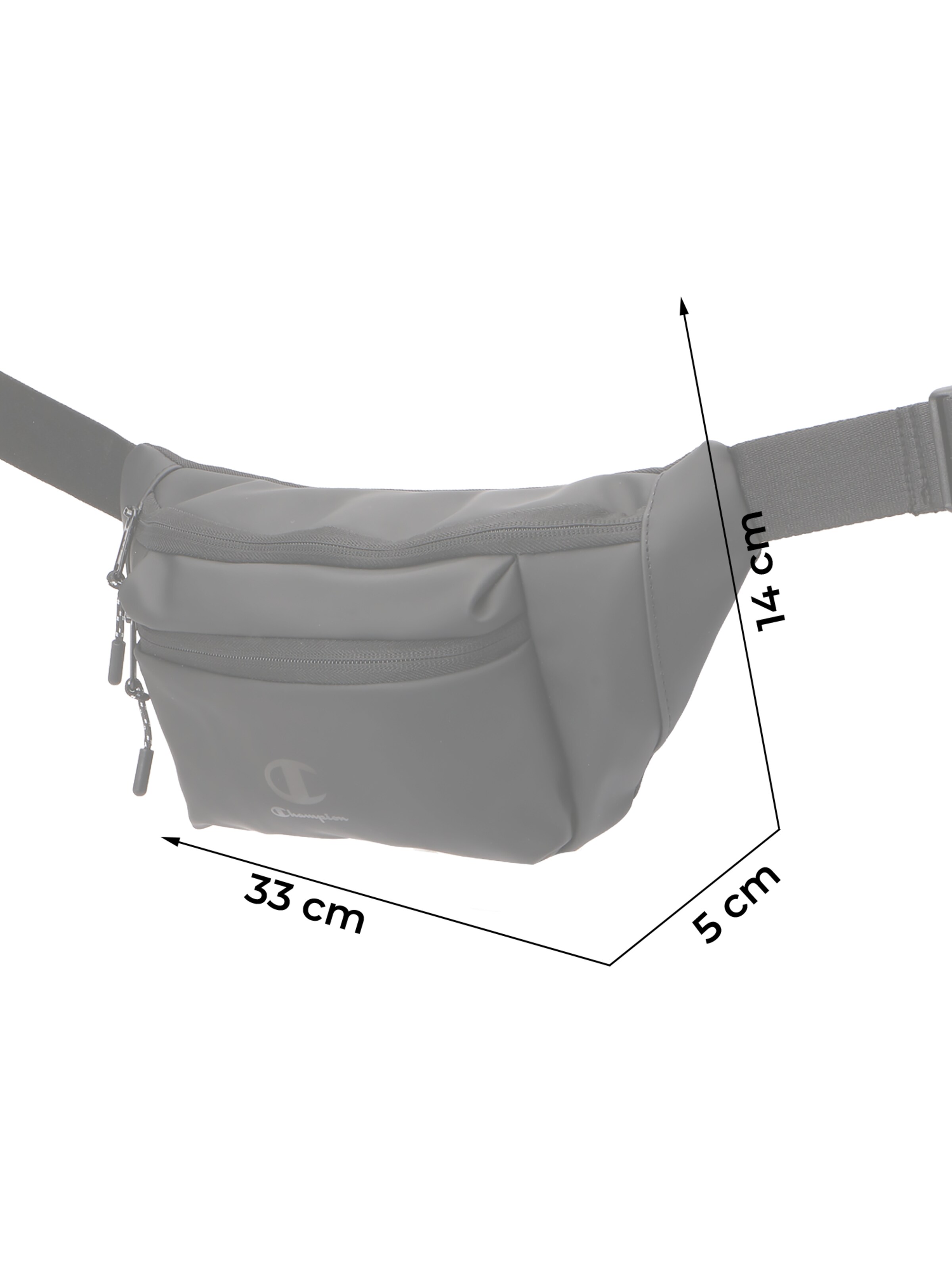 Marsupio di Champion Authentic Athletic Apparel in nero