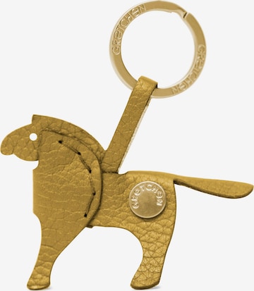 Gretchen Schlüsselanhänger 'Pony' in Gelb: Vorderseite