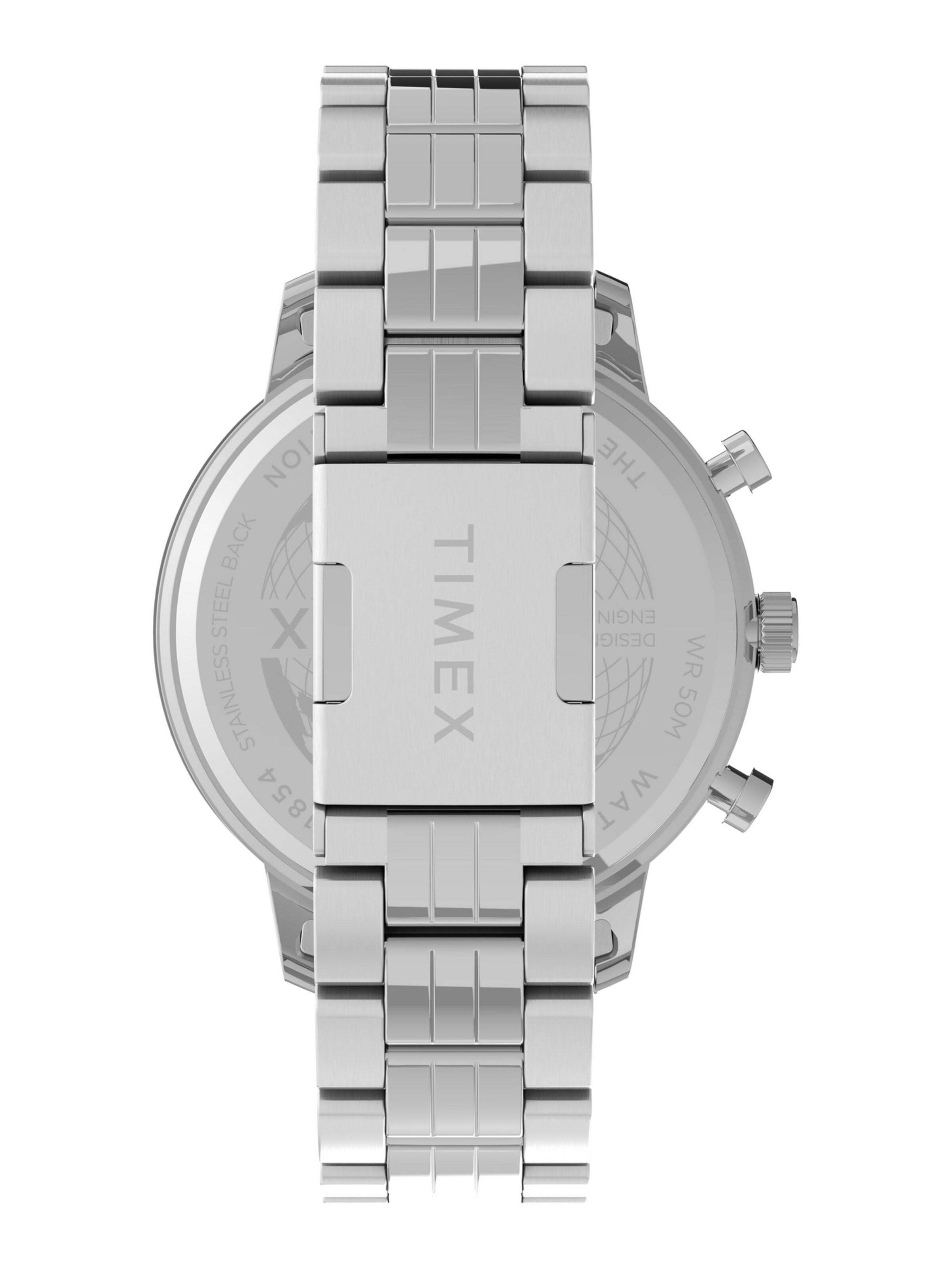 Montre à affichage analogique 'Chicago' TIMEX en argent