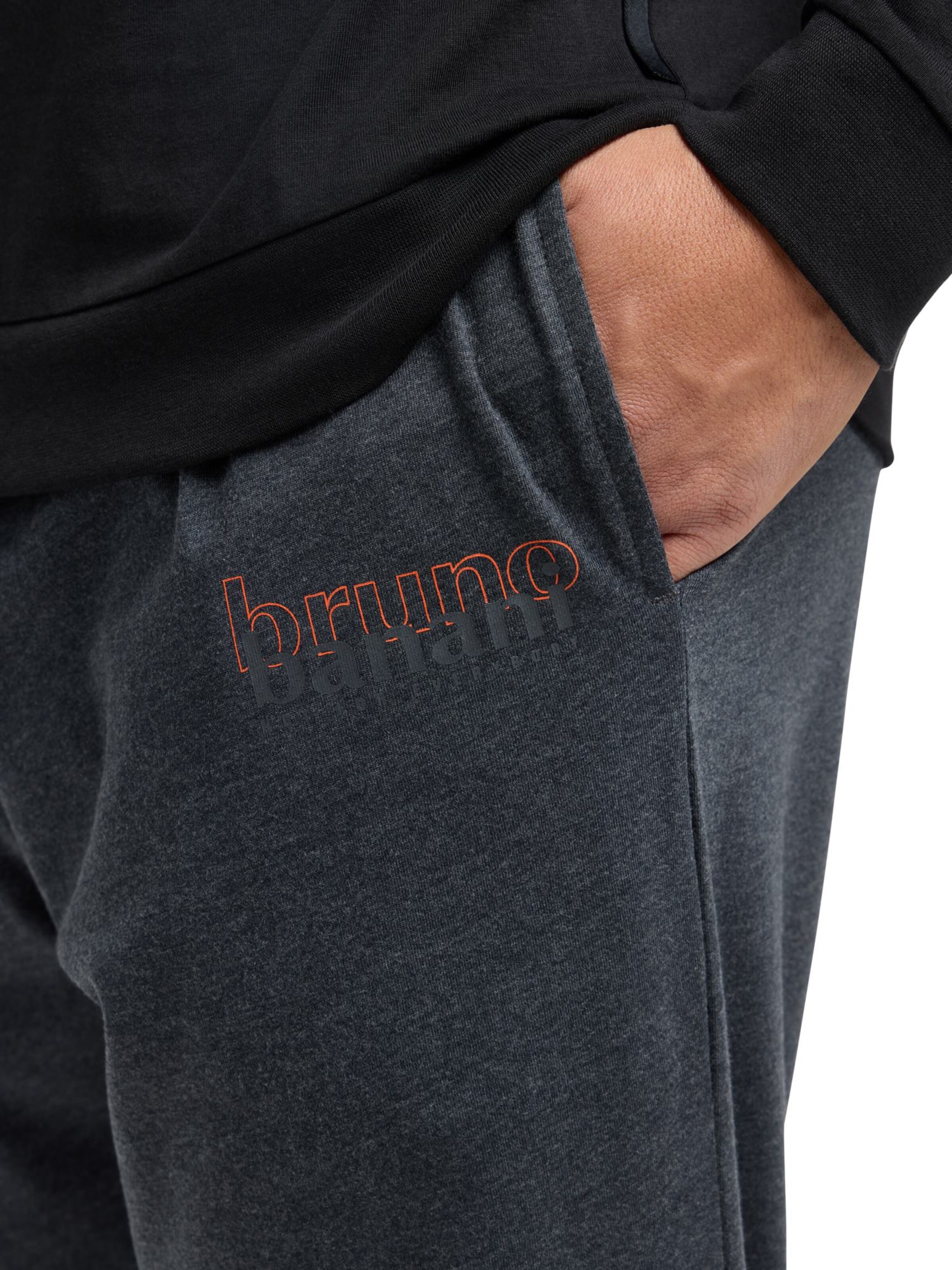 Bruno Banani Pyjama lang 'Cortez' in Zwart