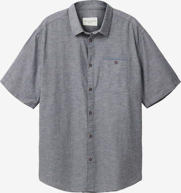 TOM TAILOR Regular fit Button Up Shirt in Blue: front