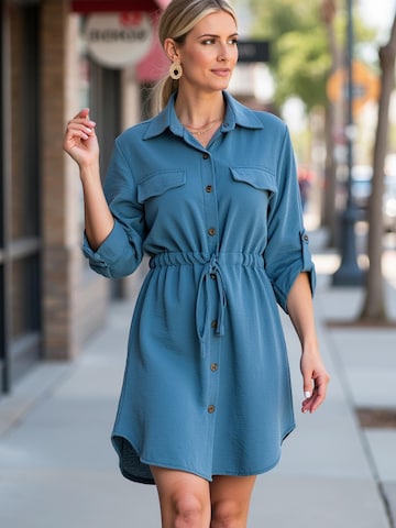 Figl Shirt dress 'M1131' in Blue