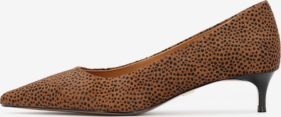 Vakariniai bateliai iš Kazar, spalva – karamelės / juoda, Prekių apžvalga