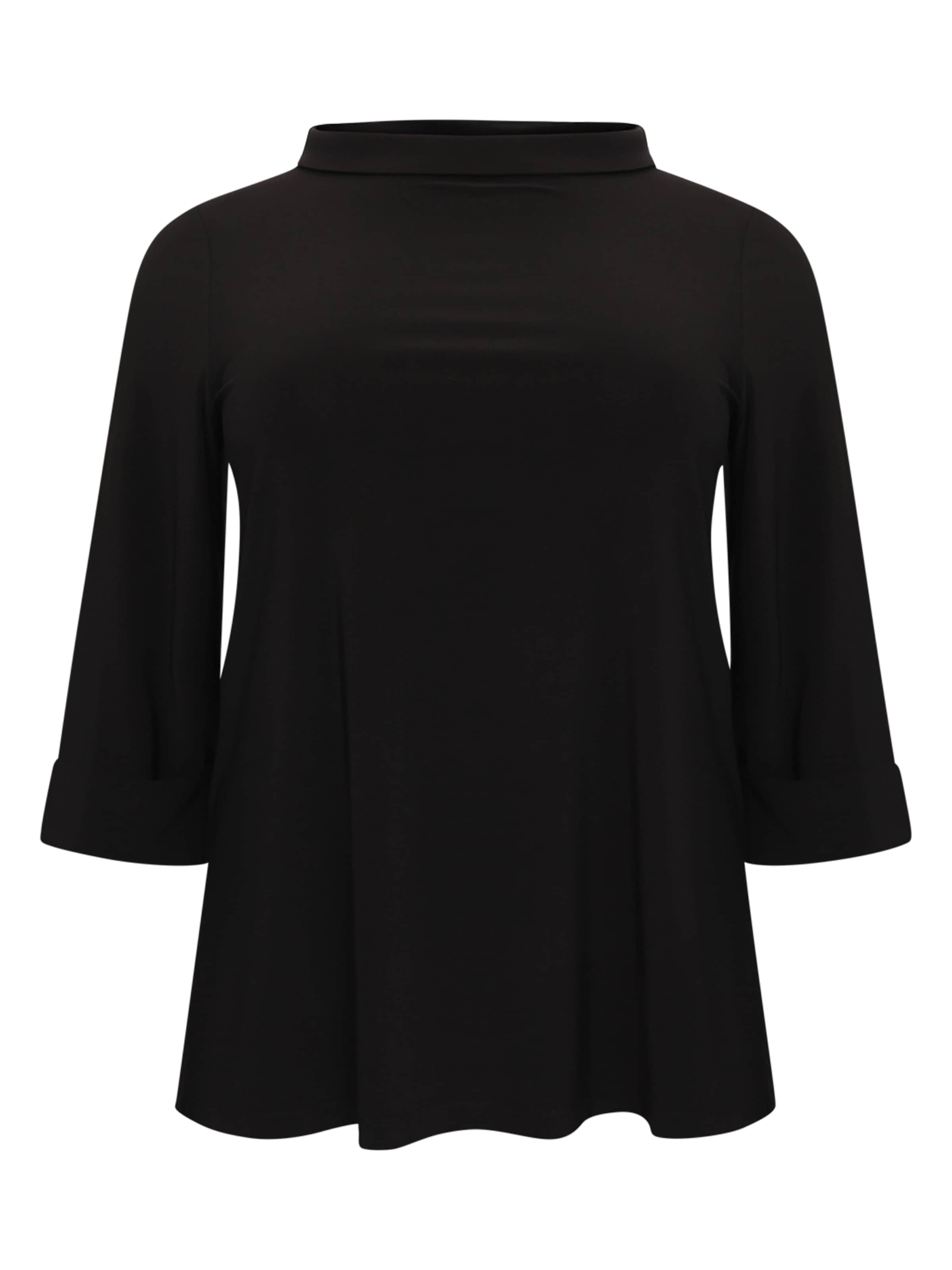 YOEK Langarmshirt ' Dolce ' in Schwarz: Vorderseite