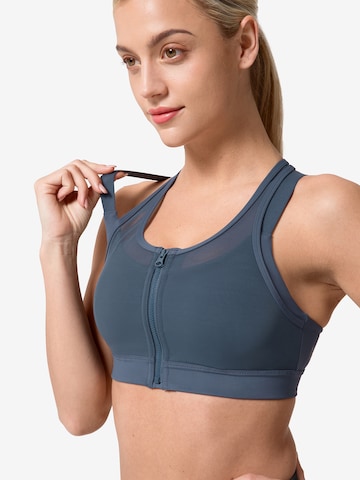 Yvette Push-up Sports Bra in Grey