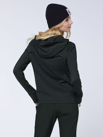 CHIEMSEE Fleece Jacket in Black