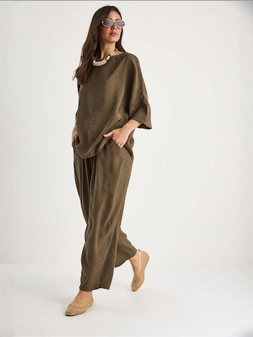 Pantalons de tailleur Bianco Lucci en vert