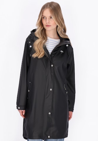 Manteau mi-saison Drymaster en noir : devant